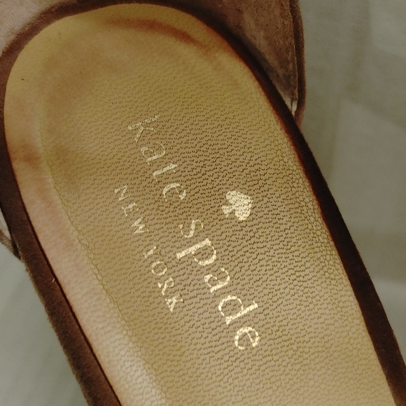 Kate Spade Suede Big Bow Sandals Size 9.5 M - Picture 3 of 11